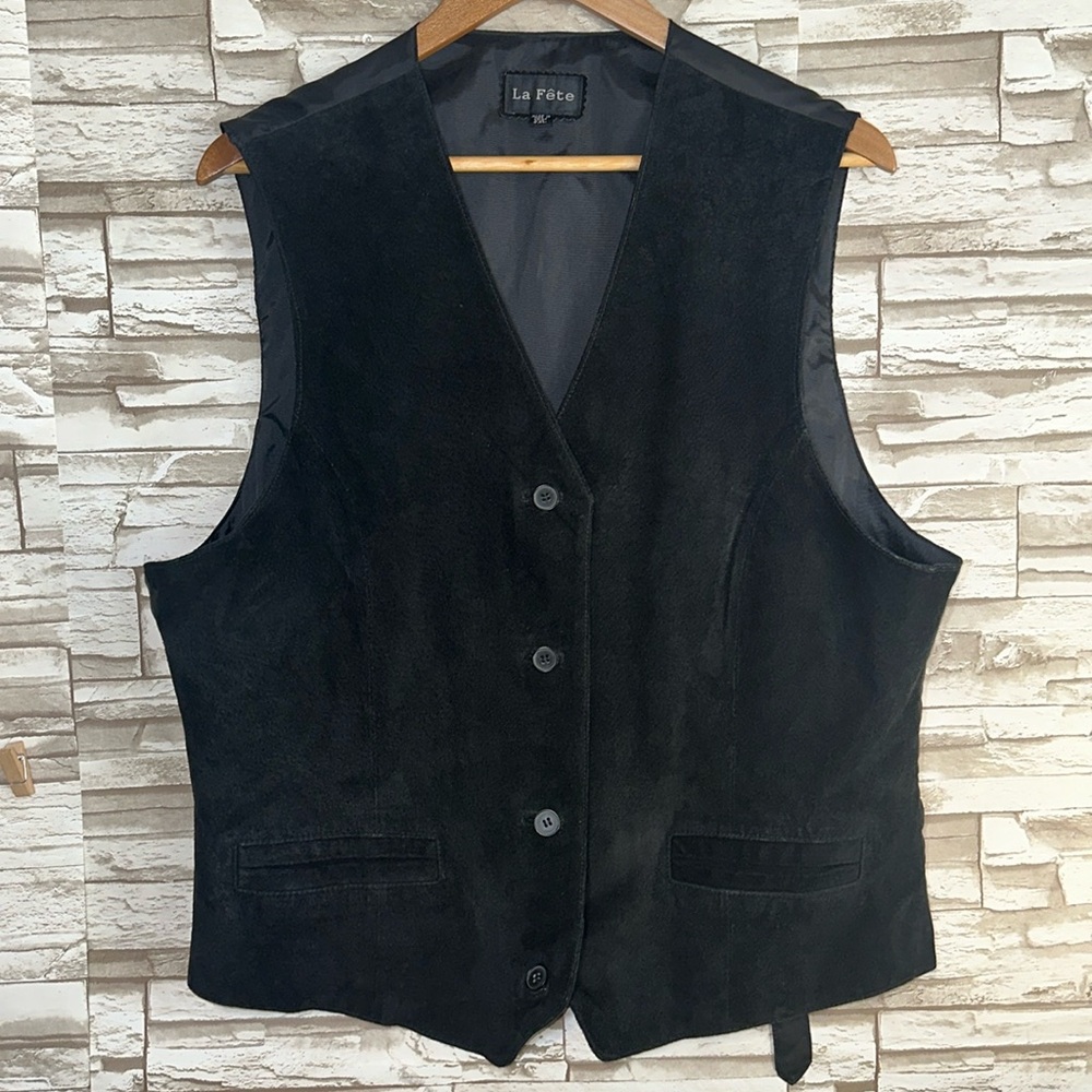 LA FETE Vintage Leather Vest